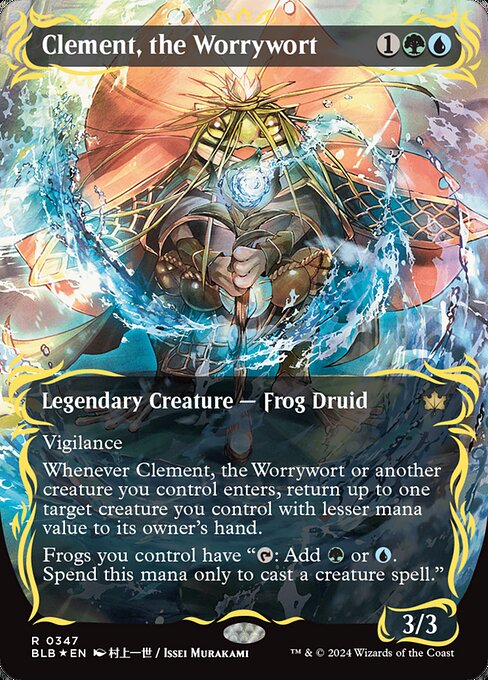 BLB: Clement, the Worrywort (Borderless) (Raised Foil)