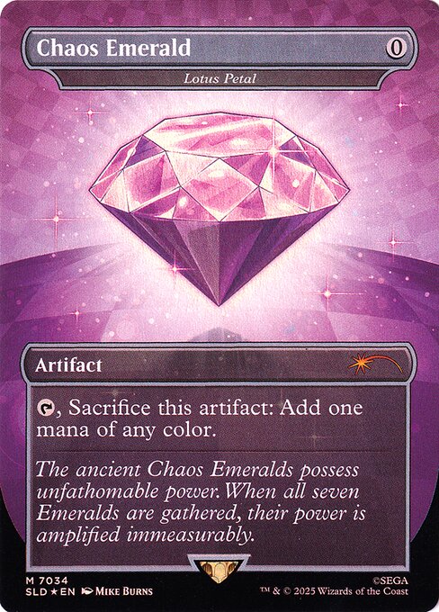 SLD: Chaos Emerald - Lotus Petal (7034) (Foil)