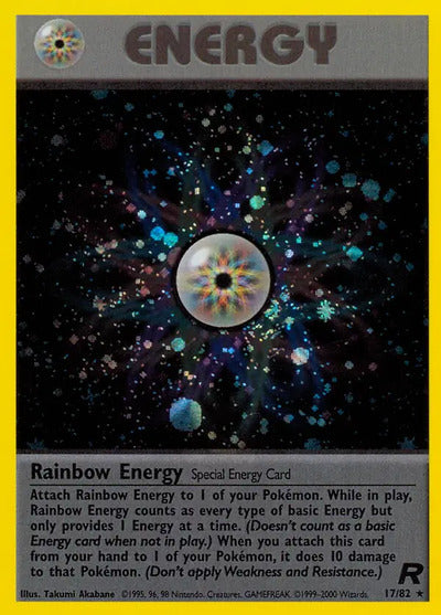 Rainbow Energy (17) 17/82 Unlimited Team Rocket