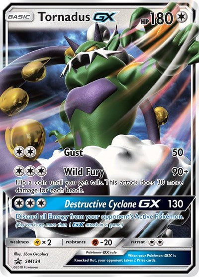 SMP: Tornadus GX - SM134 (Holofoil)