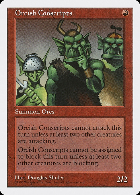5ED: Orcish Conscripts