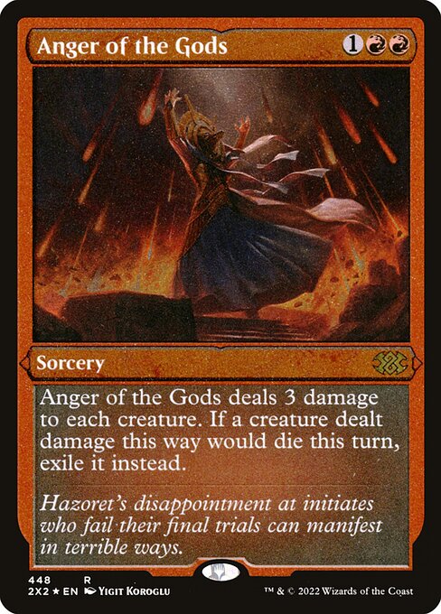 2X2: Anger of the Gods (Foil Etched)