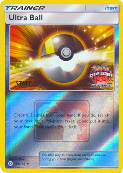 PR: Ultra Ball - 135/149 (North America Championships) [Staff] (Reverse Holofoil)