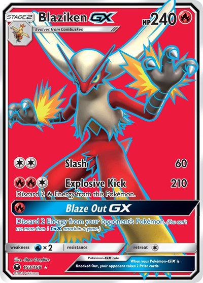 CES: Blaziken GX (Full Art) (Holofoil)
