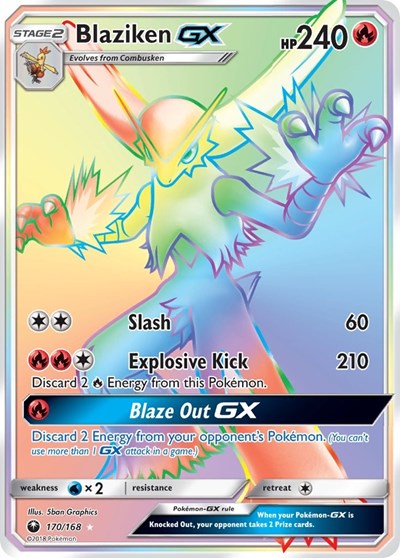 CES: Blaziken GX (Secret) (Holofoil)