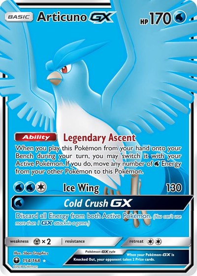 CES: Articuno GX (Full Art) (Holofoil)