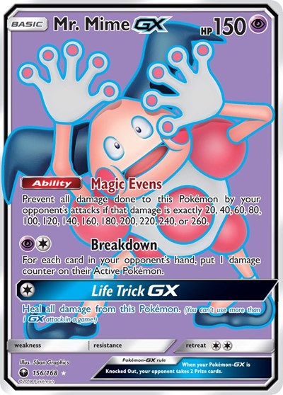 CES: Mr. Mime GX (Full Art) (Holofoil)