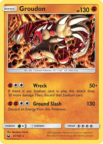CES: Groudon (Reverse Holofoil)