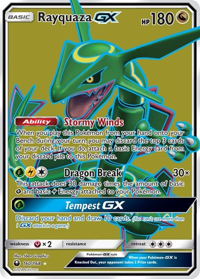 CES: Rayquaza GX (Full Art) (Holofoil)