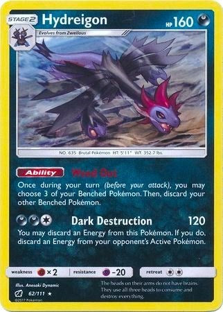 PR: Hydreigon - 62/111 (Cracked Ice Holo) (Holofoil)