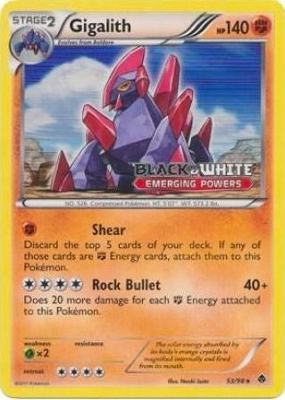 PR: Gigalith - 53/98 (Prerelease) (Holofoil)