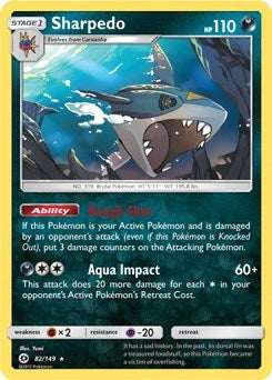 BLE: Sharpedo - 82/149 (Cosmos Holo) (Holofoil)