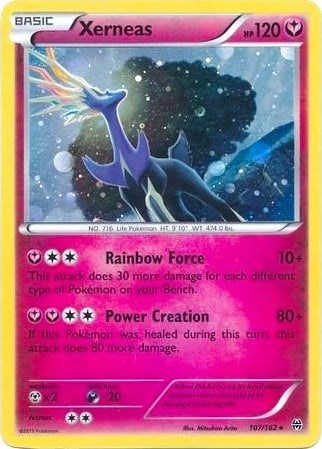 BLE: Xerneas - 107/162 (Cosmos Holo) (Holofoil)