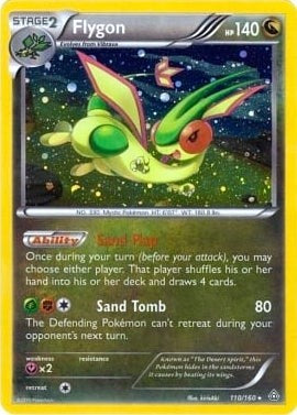 BLE: Flygon - 110/160 (Cosmos Holo) (Holofoil)