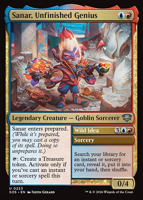 SOS: Sanar, Unfinished Genius (Foil)