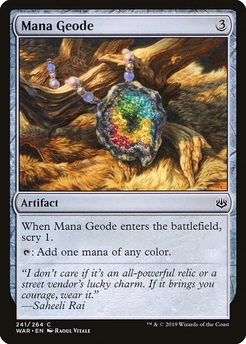 WAR: Mana Geode (Foil)
