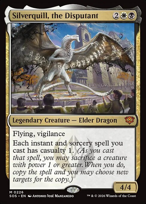 SOS: Silverquill, the Disputant (Foil)