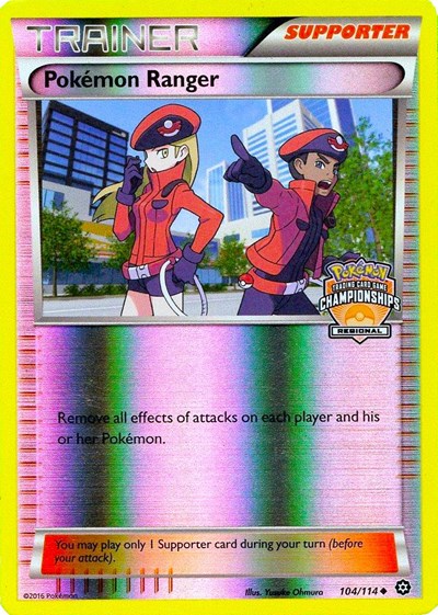PR: Pokemon Ranger - 104/114 (Regional Championships) (Reverse Holofoil)