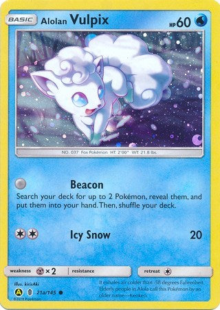 PR: Alolan Vulpix - 21a/145 (Holofoil)