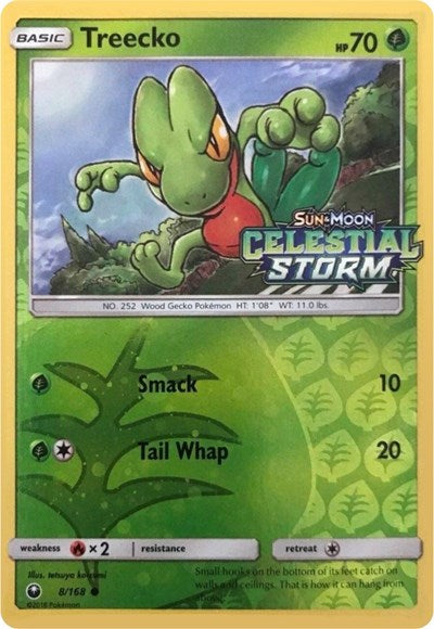 MCAP: Treecko - 8/168 (Toys R Us) (Reverse Holofoil)