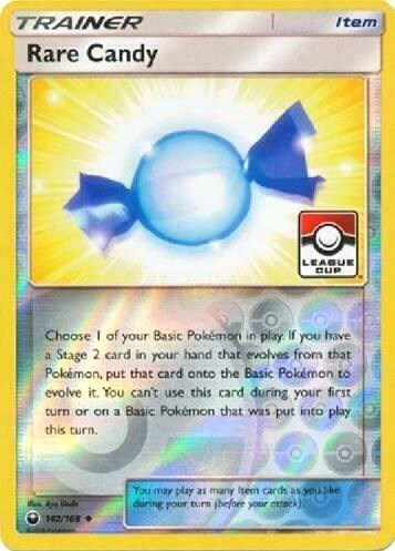 PR: Rare Candy - 142/168 (League Cup) (Reverse Holofoil)