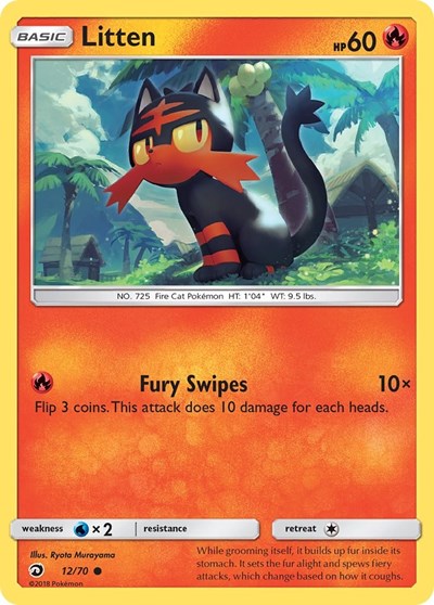 DRM: Litten (Reverse Holofoil)