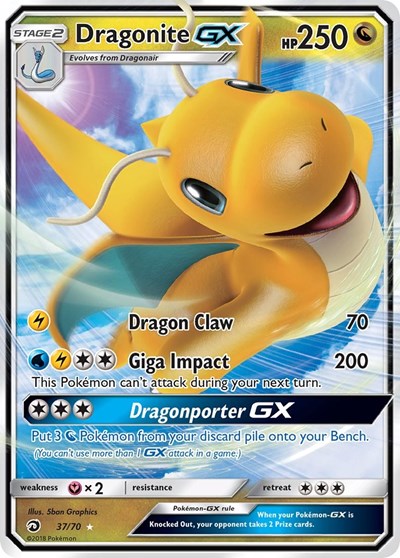 DRM: Dragonite GX (Holofoil)