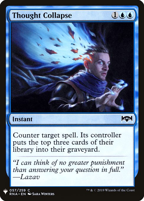 PLST: Thought Collapse