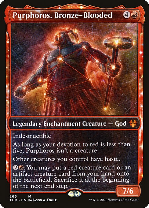 THB: Purphoros, Bronze-Blooded (Showcase) (Foil)