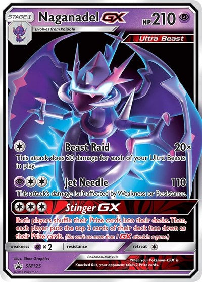 SMP: Naganadel GX - SM125 (Holofoil)