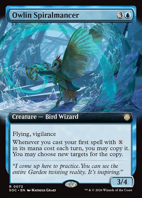 SOC: Owlin Spiralmancer (Extended Art)