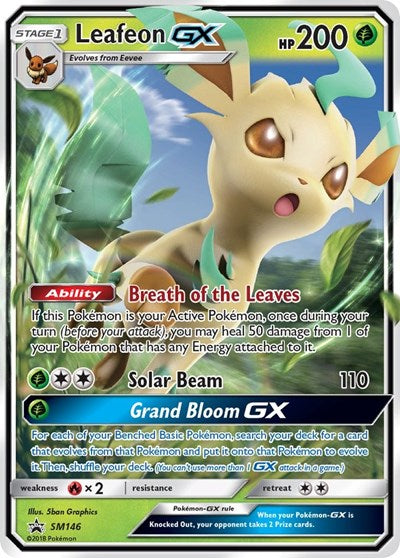 SMP: Leafeon GX - SM146 (Holofoil)