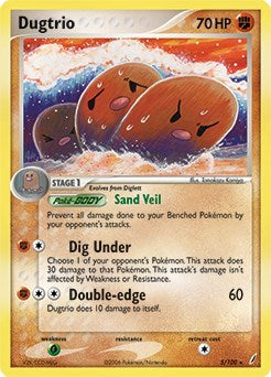 PR: Dugtrio - 5/100 (EX Crystal Guardians)