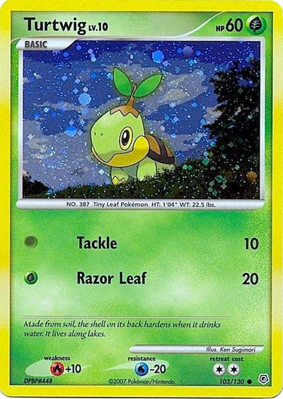 PR: Turtwig - 103/130 (Cosmos Holofoil) (Holofoil)