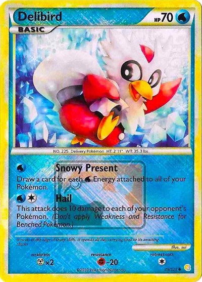 PR: Delibird - 39/123 (League Promo) (Reverse Holofoil)