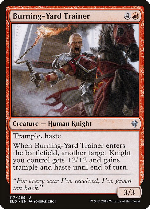 ELD: Burning-Yard Trainer (Foil)