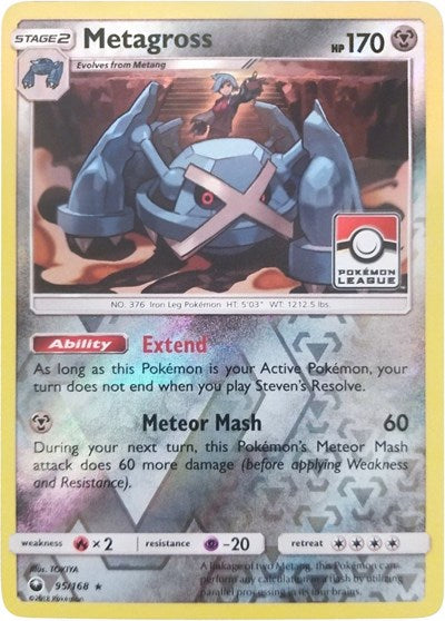 PR: Metagross - 95/168 (Pokemon League) (Reverse Holofoil)