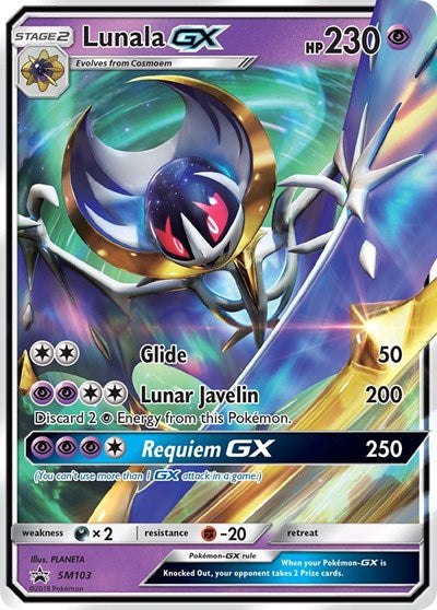SMP: Lunala GX - SM103 (Holofoil)