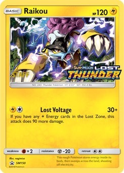 SMP: Raikou - SM150 (Prerelease) (Staff) (Holofoil)