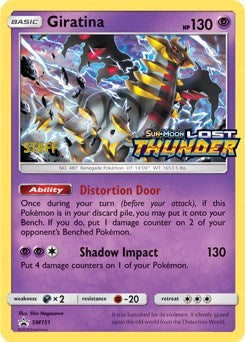 SMP: Giratina - SM151 (Prerelease) [Staff] (Holofoil)