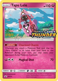 SMP: Tapu Lele - SM152 (Prerelease) [Staff] (Holofoil)