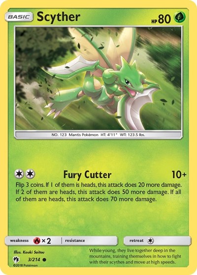 SM8: Scyther (Reverse Holofoil)