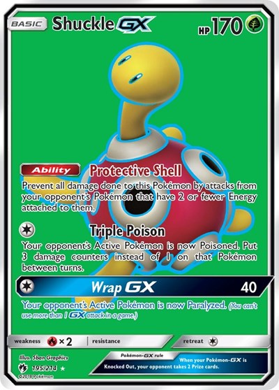 SM8: Shuckle GX (Full Art) (Holofoil)