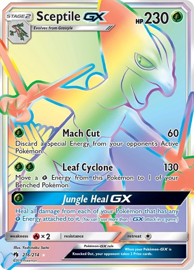 SM8: Sceptile GX (Secret) (Holofoil)