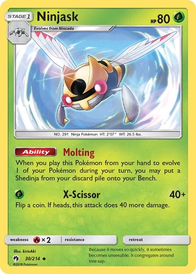 SM8: Ninjask (Reverse Holofoil)