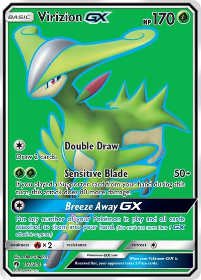 SM8: Virizion GX (Full Art) (Holofoil)