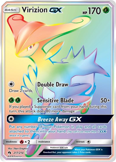 SM8: Virizion GX (Secret) (Holofoil)