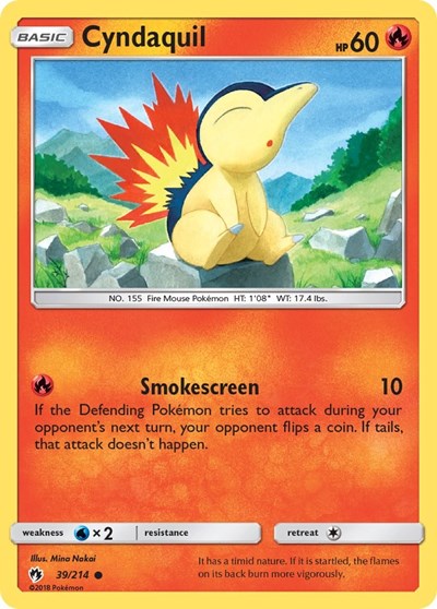 SM8: Cyndaquil (39) (Reverse Holofoil)