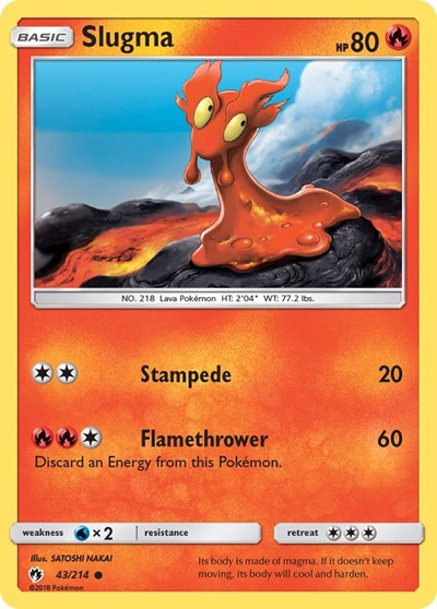 SM8: Slugma (Reverse Holofoil)
