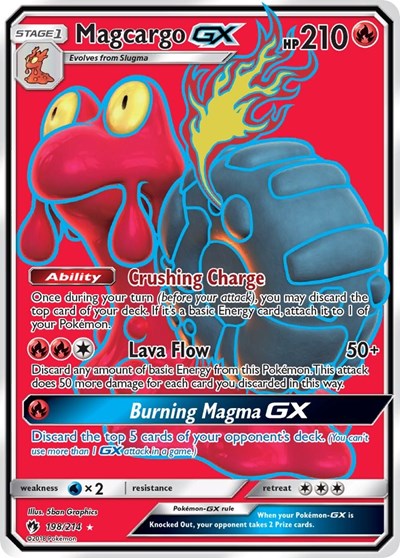 SM8: Magcargo GX (Full Art) (Holofoil)